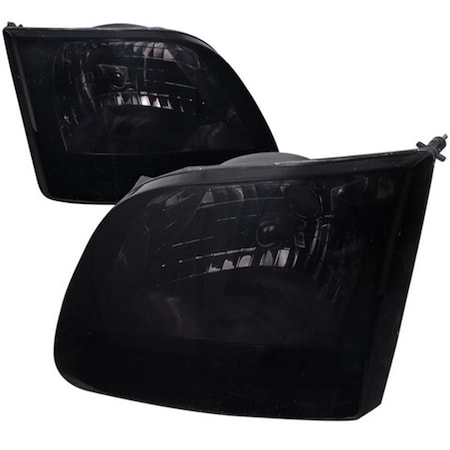 Overtime Euro Headlight for 97 to 03 Ford F150, Smoke - 12 x 14 x 15 in. OV2654149